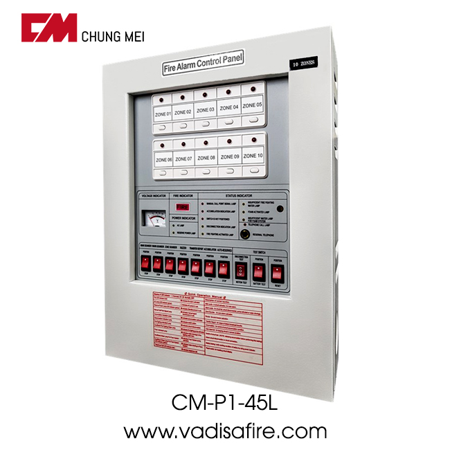 Tủ trung tâm 45 zone Chungmei CM-P1-45L tích hợp ắc quy