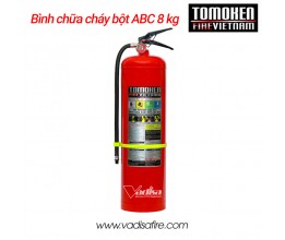 Bình chữa cháy bột ABC 8kg Tomoken TMK-VJ-ABC/8kg