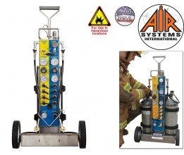 Xe Tech-Rescue Cart cung cấp khí cho bình dưỡng khí
