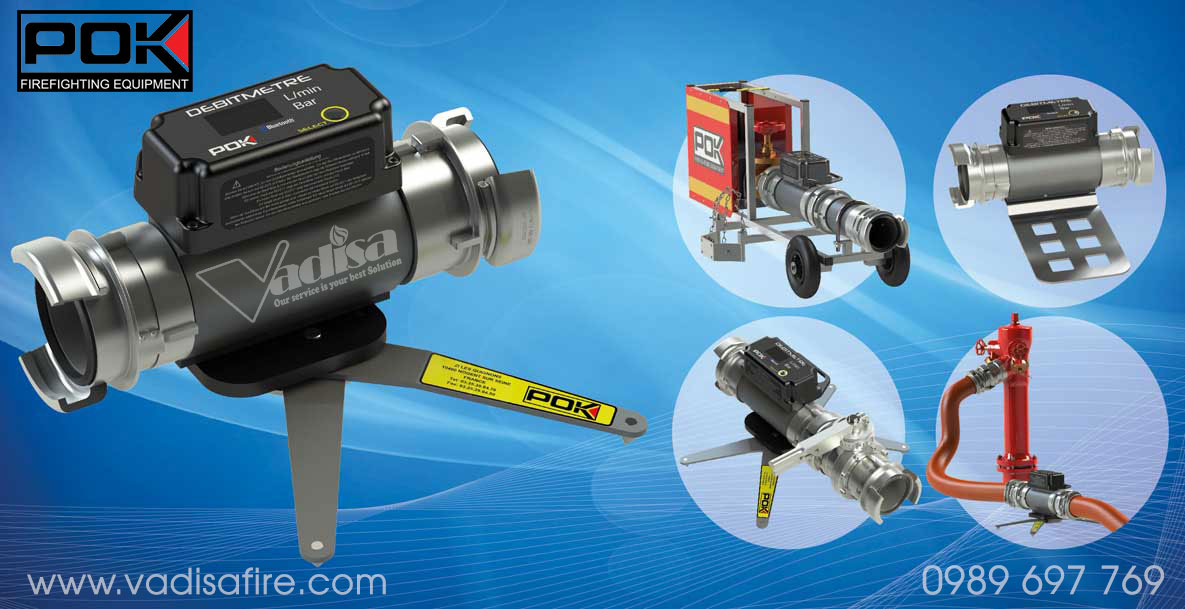 Đồng hồ đo lưu lượng chữa cháy POK điện tử